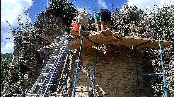 Les travaux aux chateaux